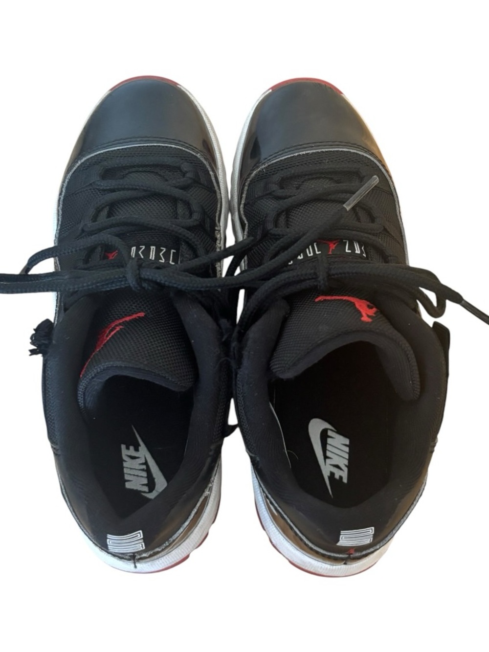 Nike Air Jordan 11 Retro Low Bred Sneakers - Picture 8 of 10